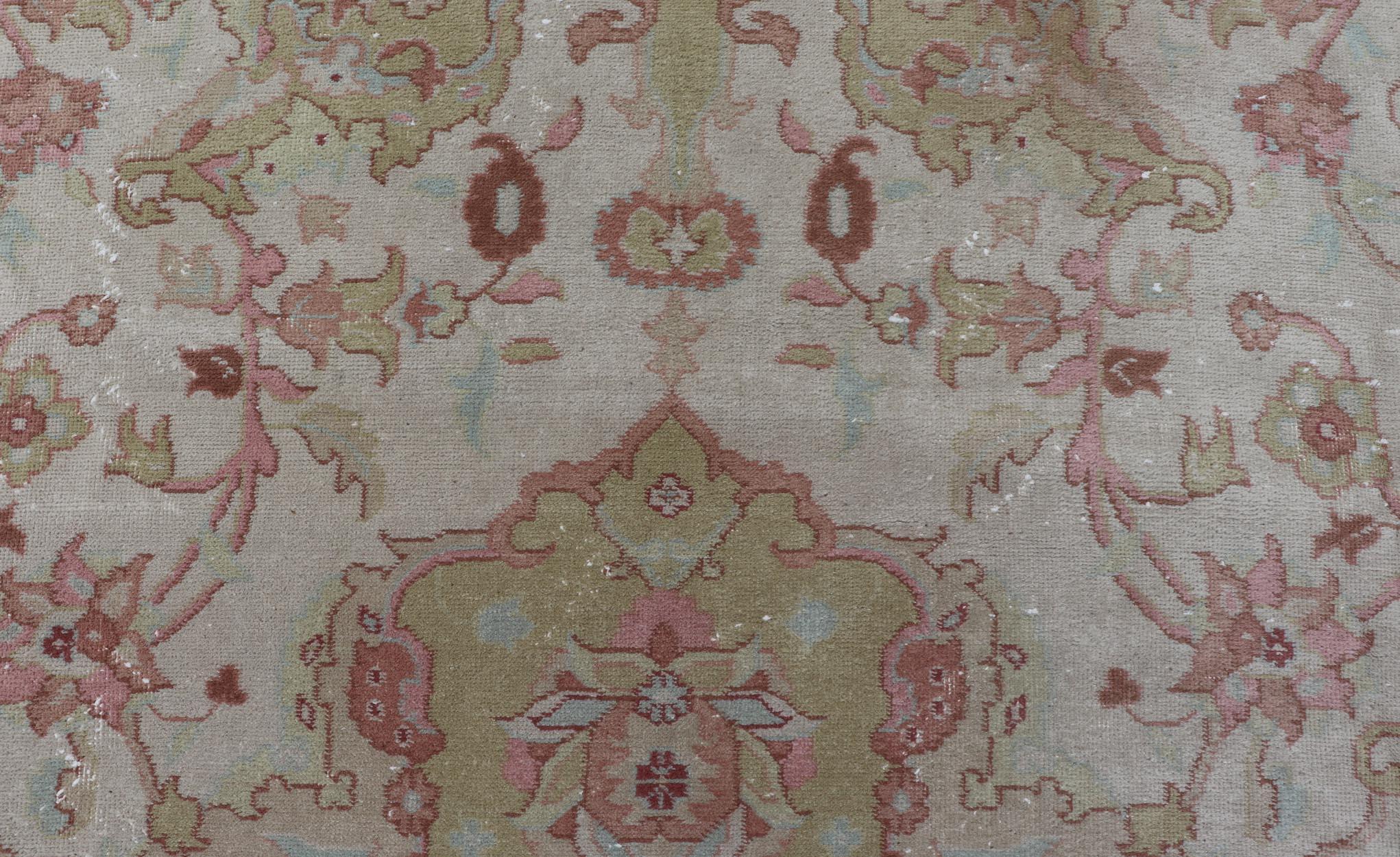 Keivan Woven Arts large Vintage Indian Amritsar rug For Sale 3