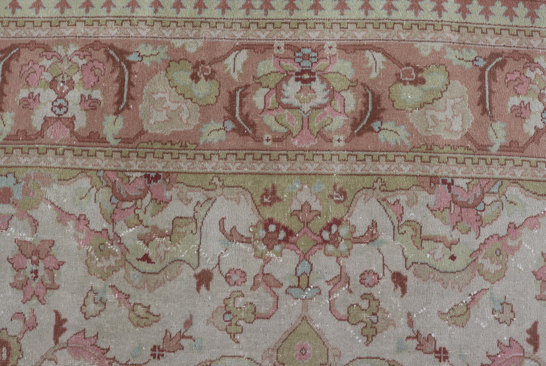 Keivan Woven Arts large Vintage Indian Amritsar rug For Sale 5