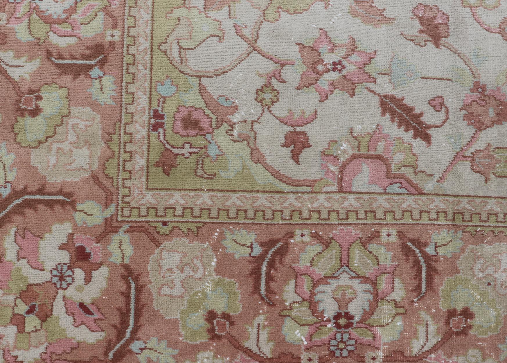 Keivan Woven Arts large Vintage Indian Amritsar rug For Sale 6