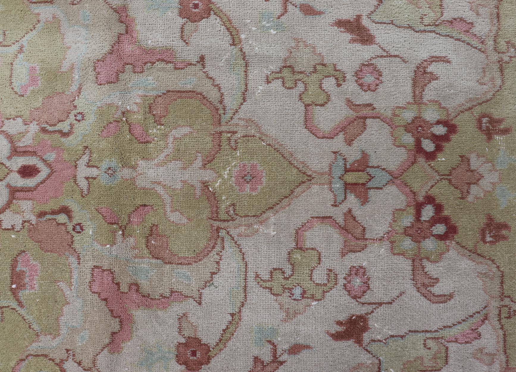 Keivan Woven Arts large Vintage Indian Amritsar rug For Sale 9