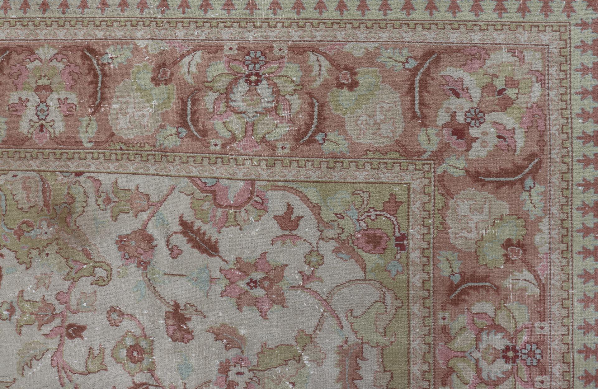 Keivan Woven Arts large Vintage Indian Amritsar rug For Sale 10
