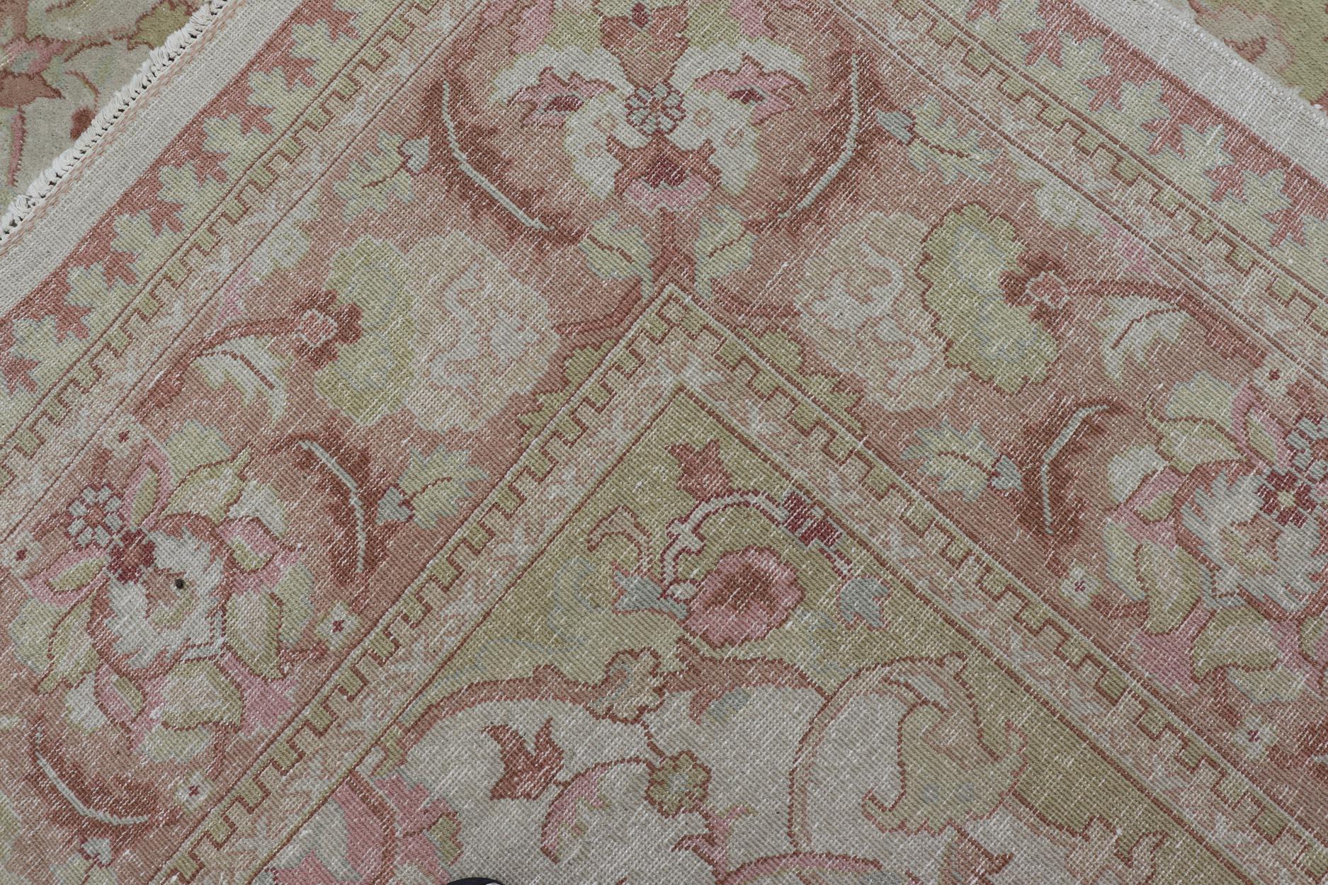 Keivan Woven Arts large Vintage Indian Amritsar rug For Sale 13