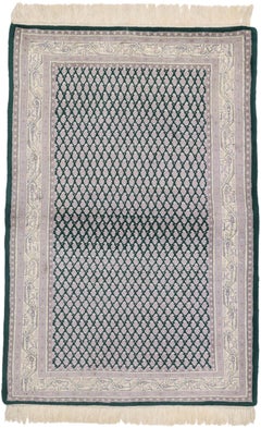 Vintage Indian Area Rug with Traditional Modern Style
