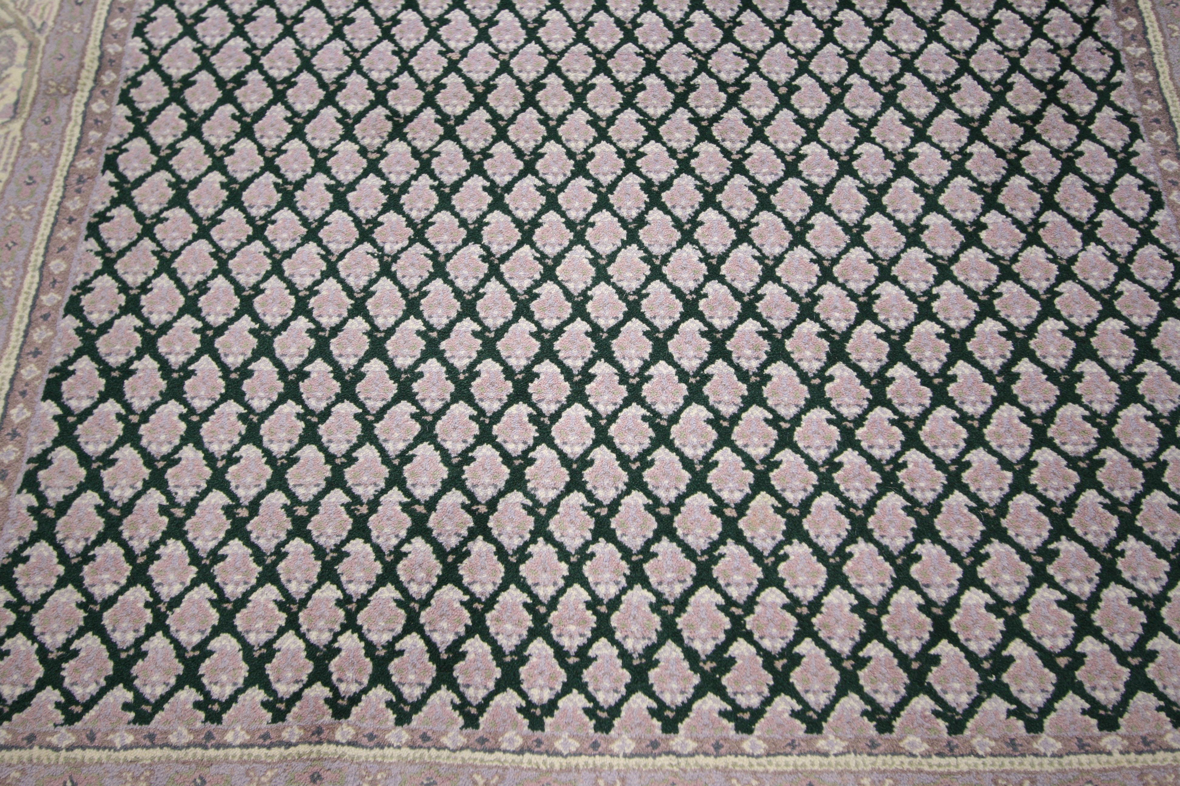 Indischer Vintage-Teppich im traditionellen, modernen Vintage-Stil (20. Jahrhundert) im Angebot
