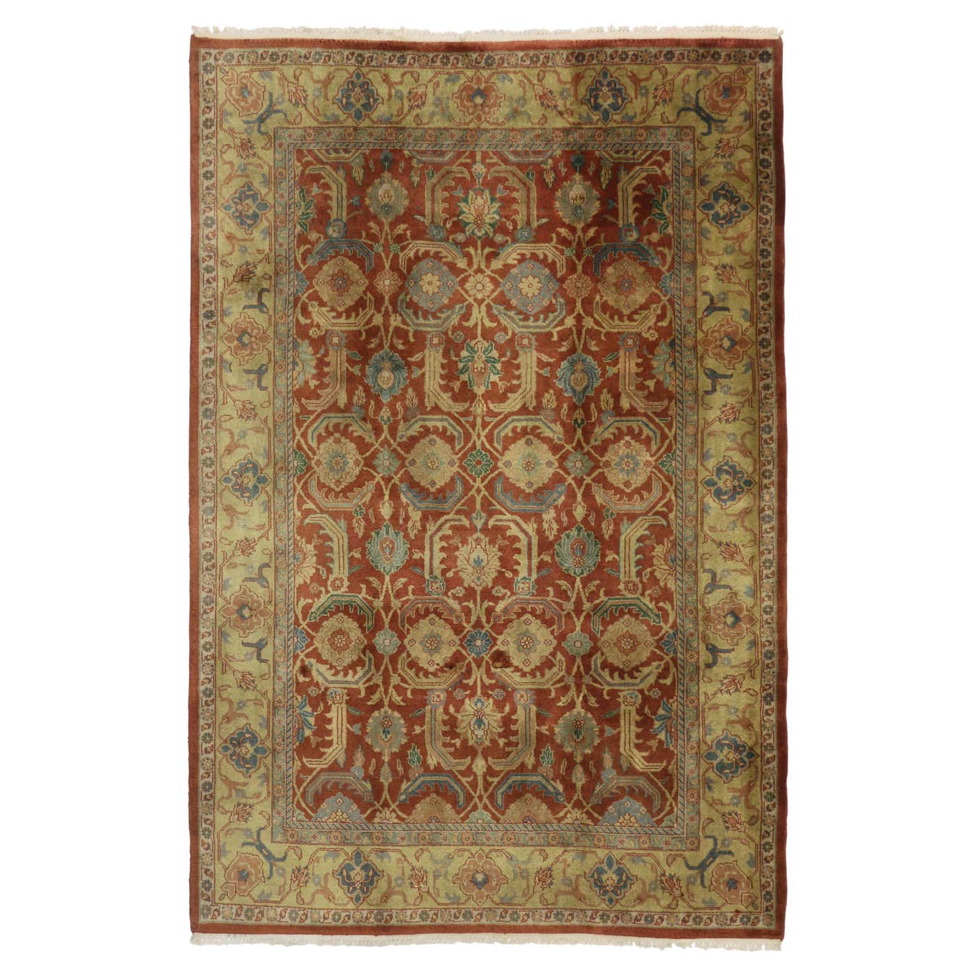 Vintage Indian Area Rug with Traditional Persian Style For Sale at ...