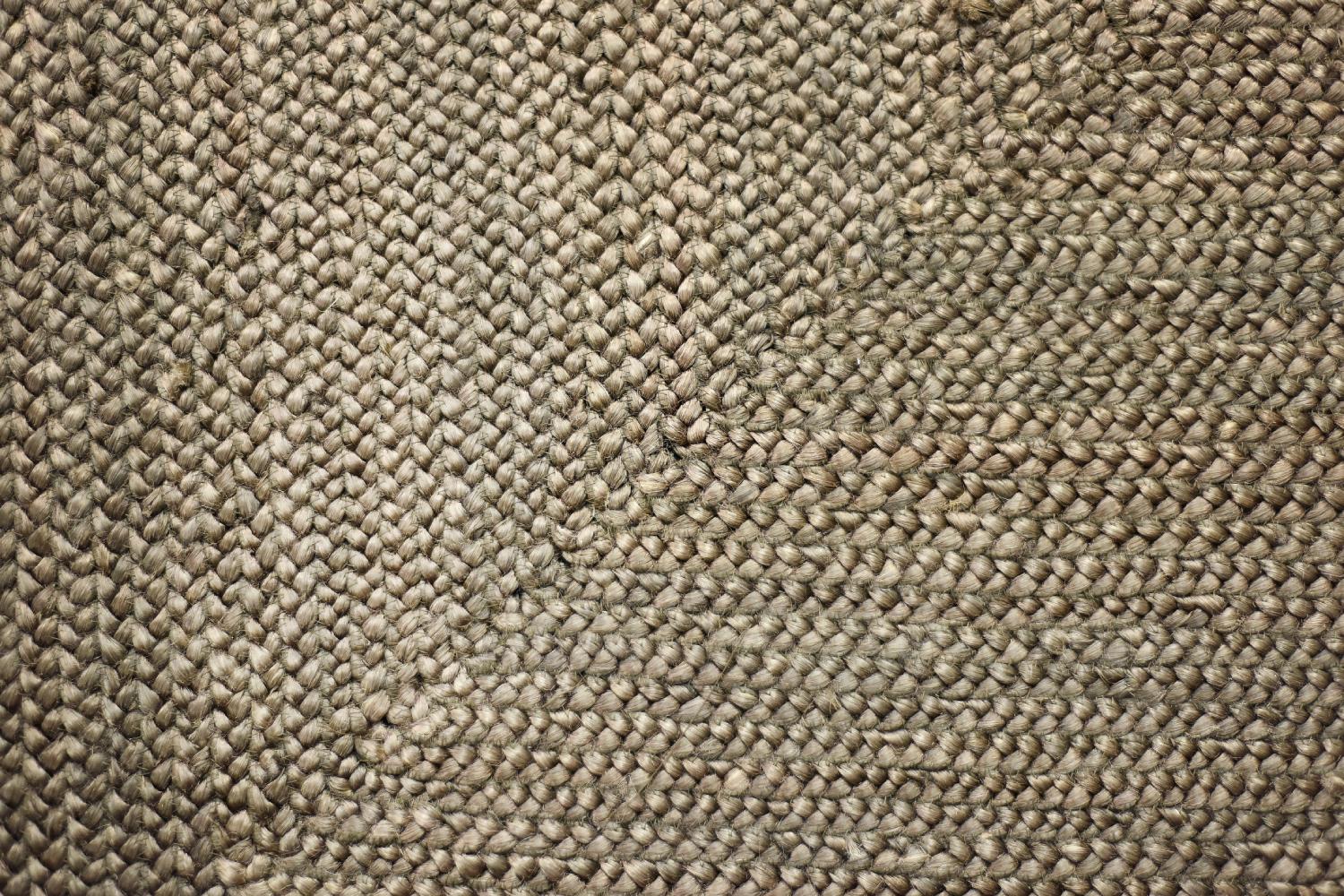 Tapis indien vintage en jute tissé à plat, marron, années 1970 en vente 6