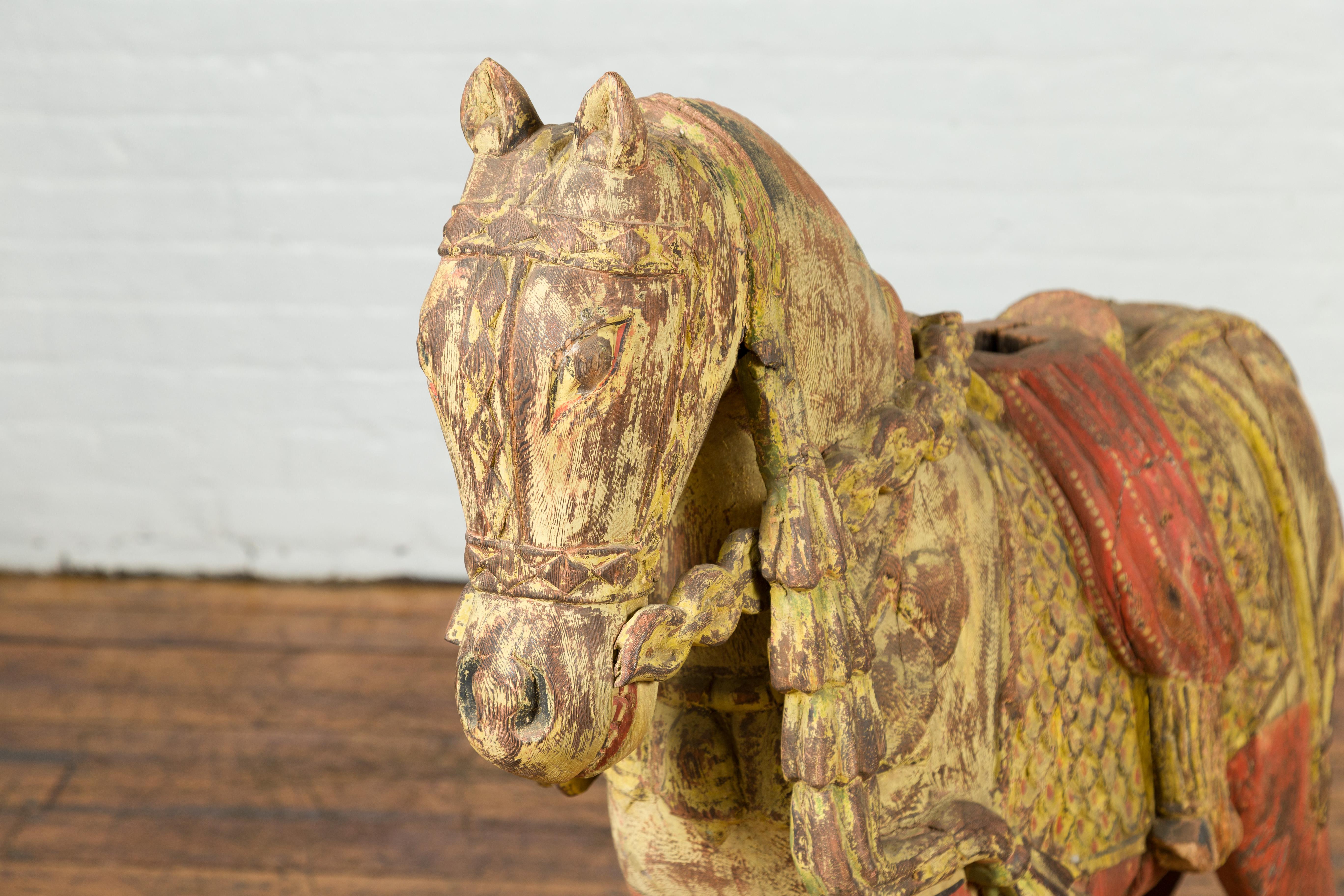 indian wooden horse