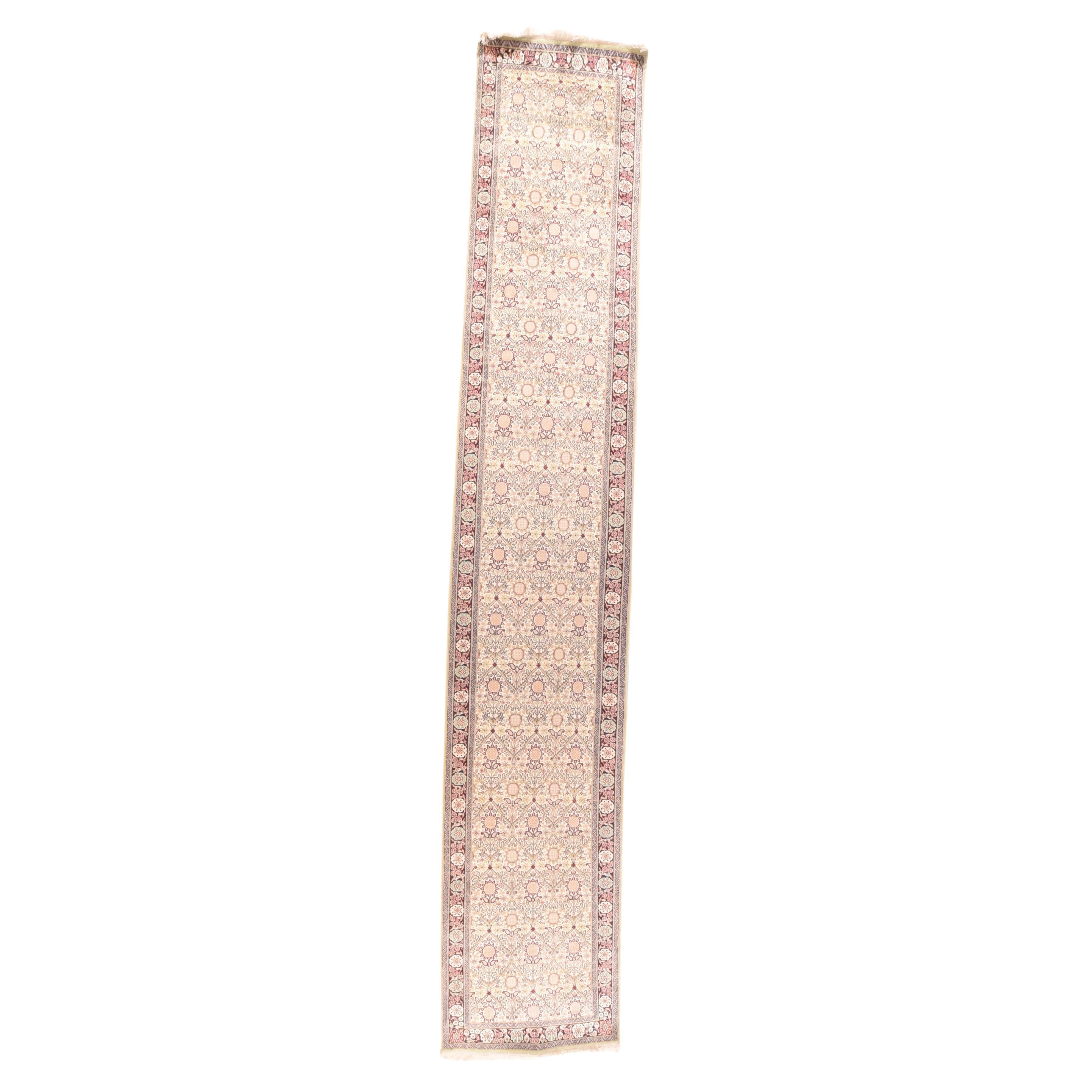 Vintage Indian Cashmere Runner 2'7'' x 14'10''