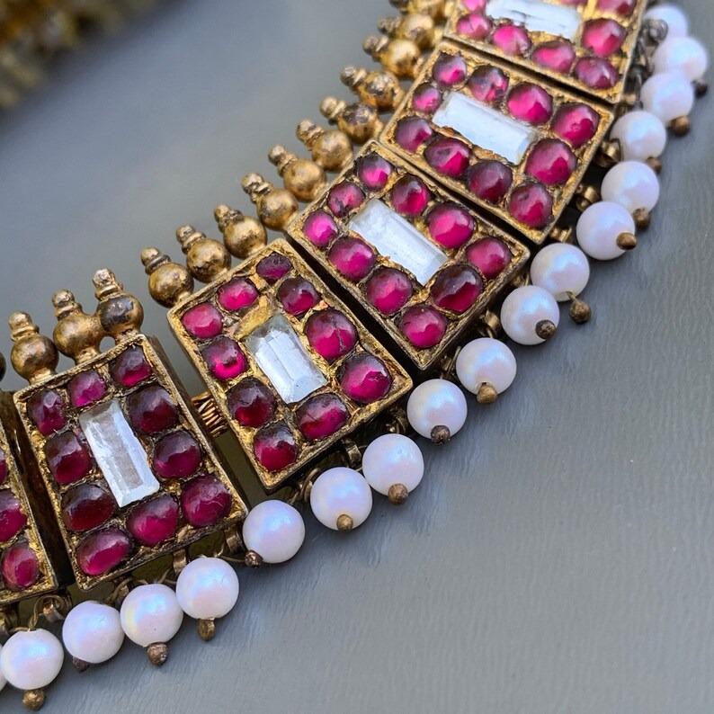 Vintage Indian Choker necklace For Sale 1