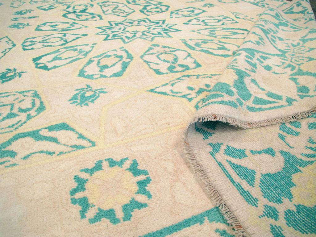 Alfombra vintage india de algodón Agra en venta 2