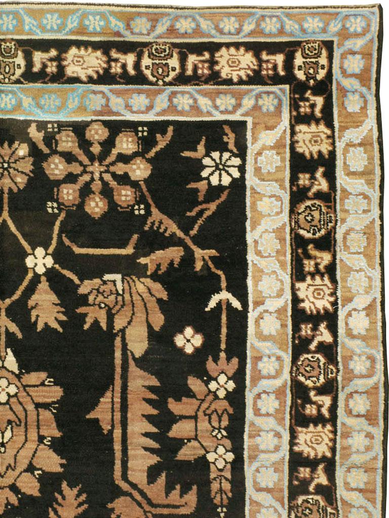 Art Déco Tappeto vintage in cotone indiano Agra in vendita