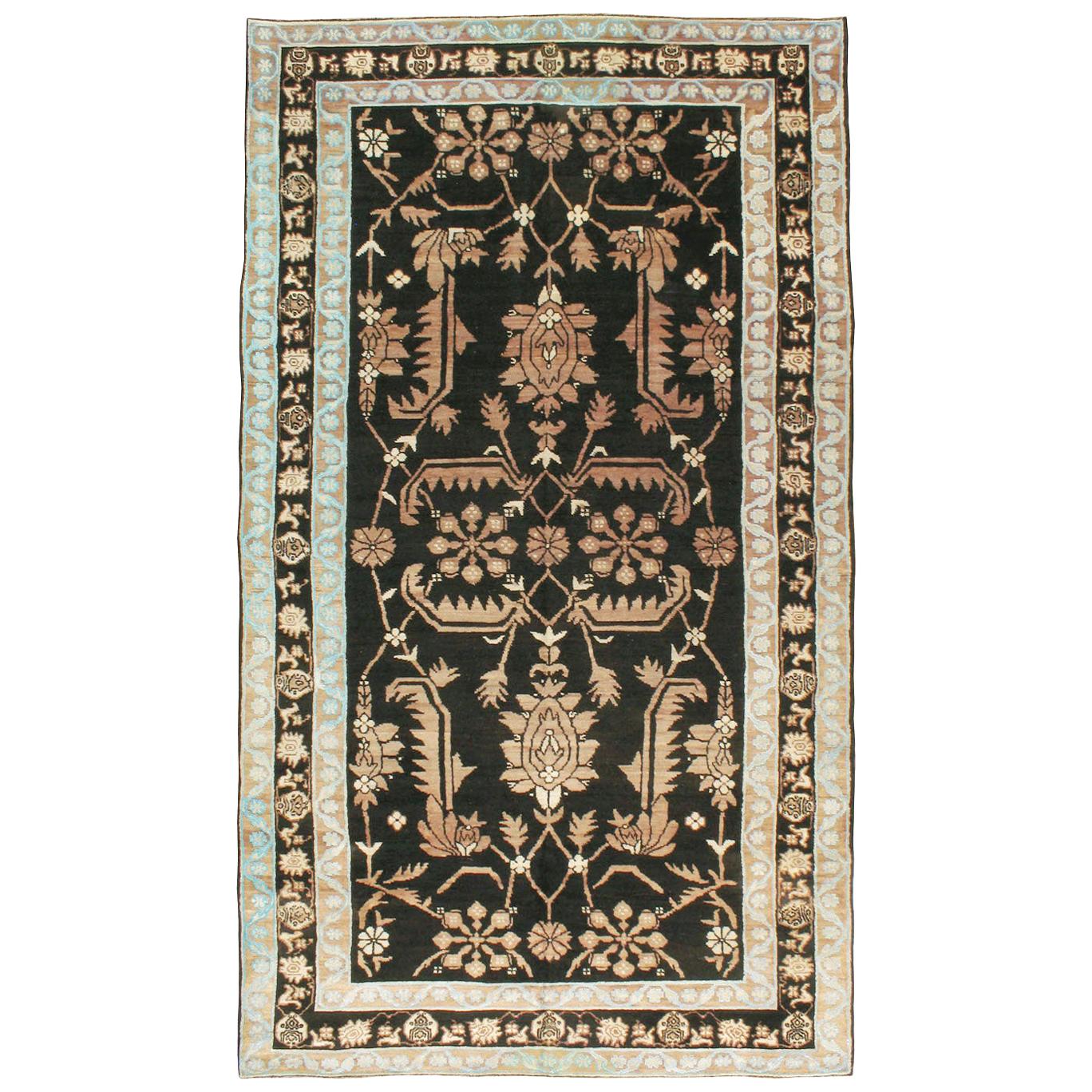 Indischer Agra-Teppich aus Baumwolle im Angebot