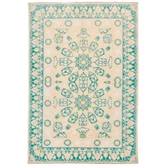Retro Indian Cotton Agra Carpet