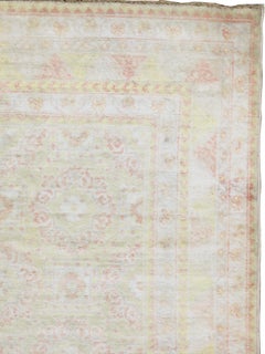 Vintage Indian Cotton Agra Rug