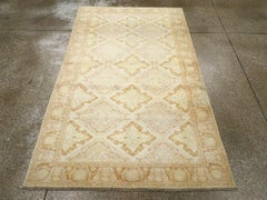Vintage Indian Cotton Agra Rug