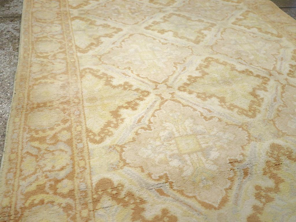 Indien Tapis indien vintage en coton Agra en vente