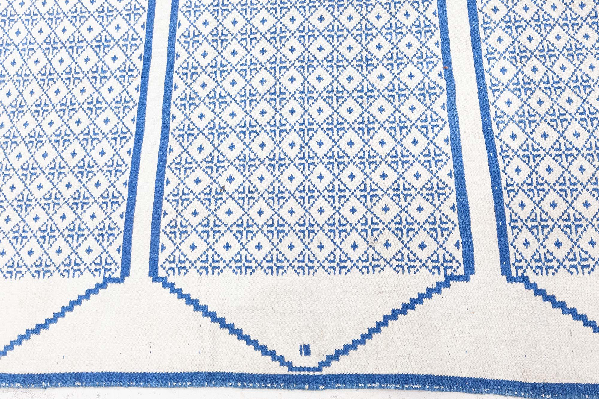 Vintage Indian Cotton Double Sided Runner For Sale 6