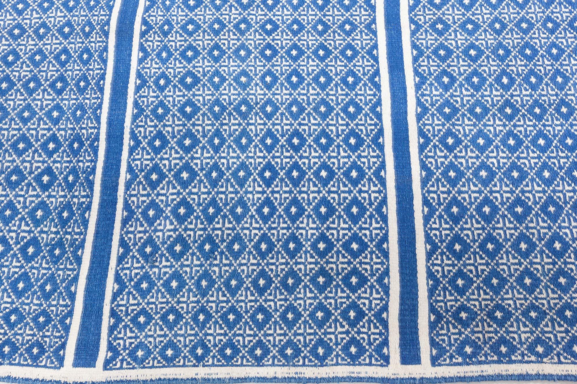 Vintage Indian Cotton Double Sided Runner For Sale 9