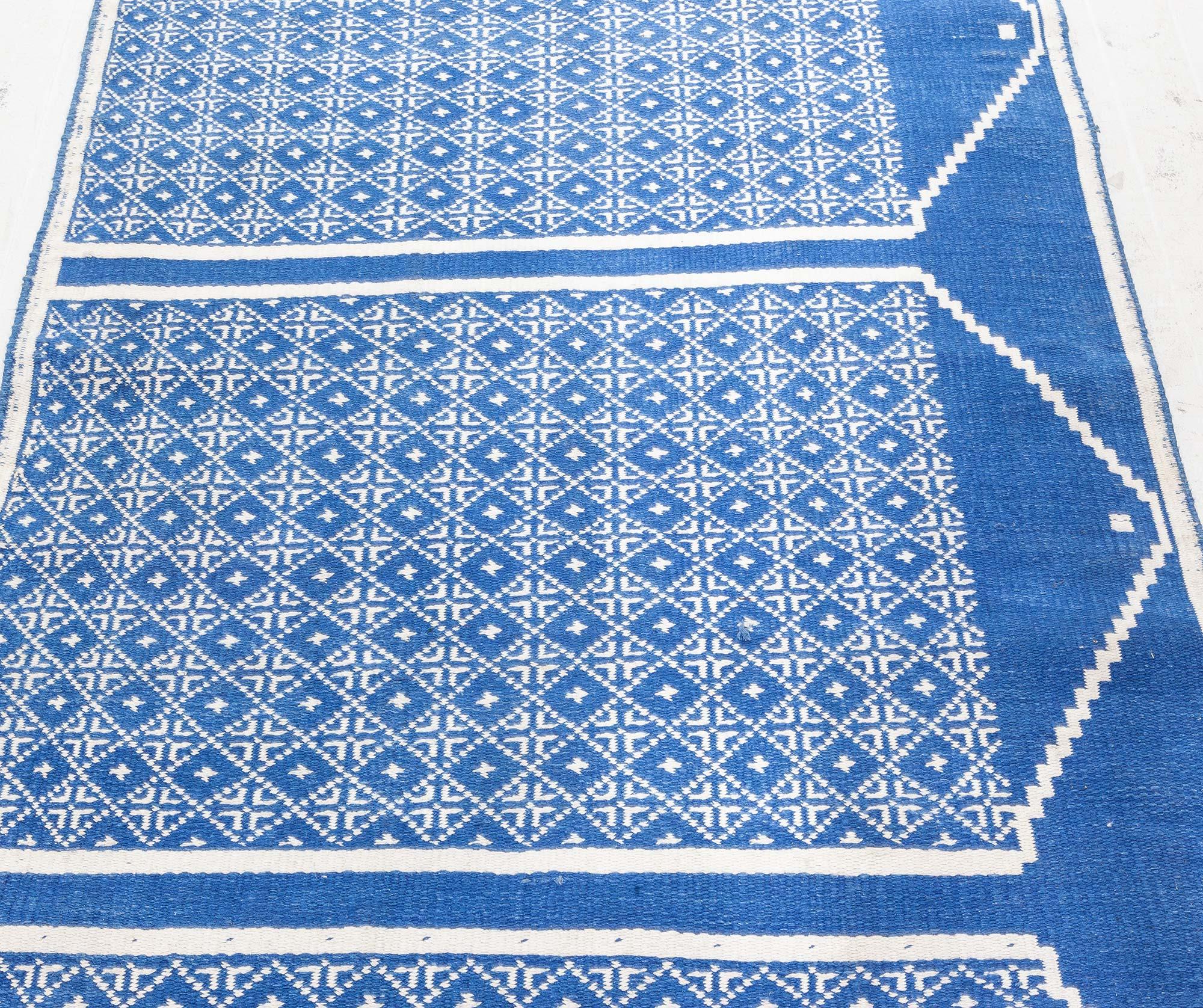 Vintage Indian Cotton Double Sided Runner For Sale 11