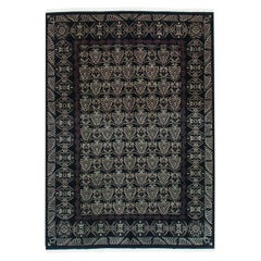 Vintage Indian Damask Design Carpet