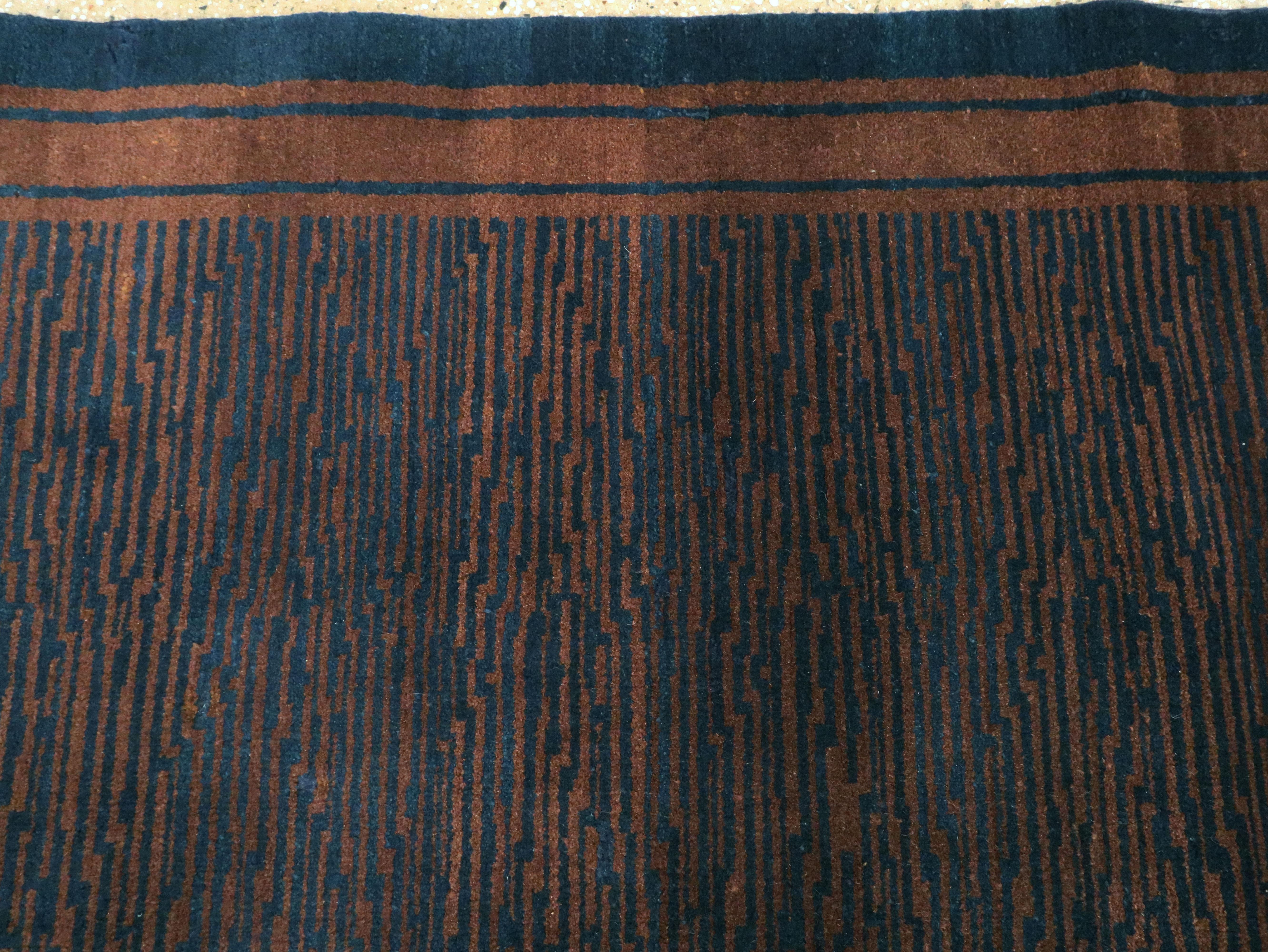 Vintage Indian Deco Carpet 4