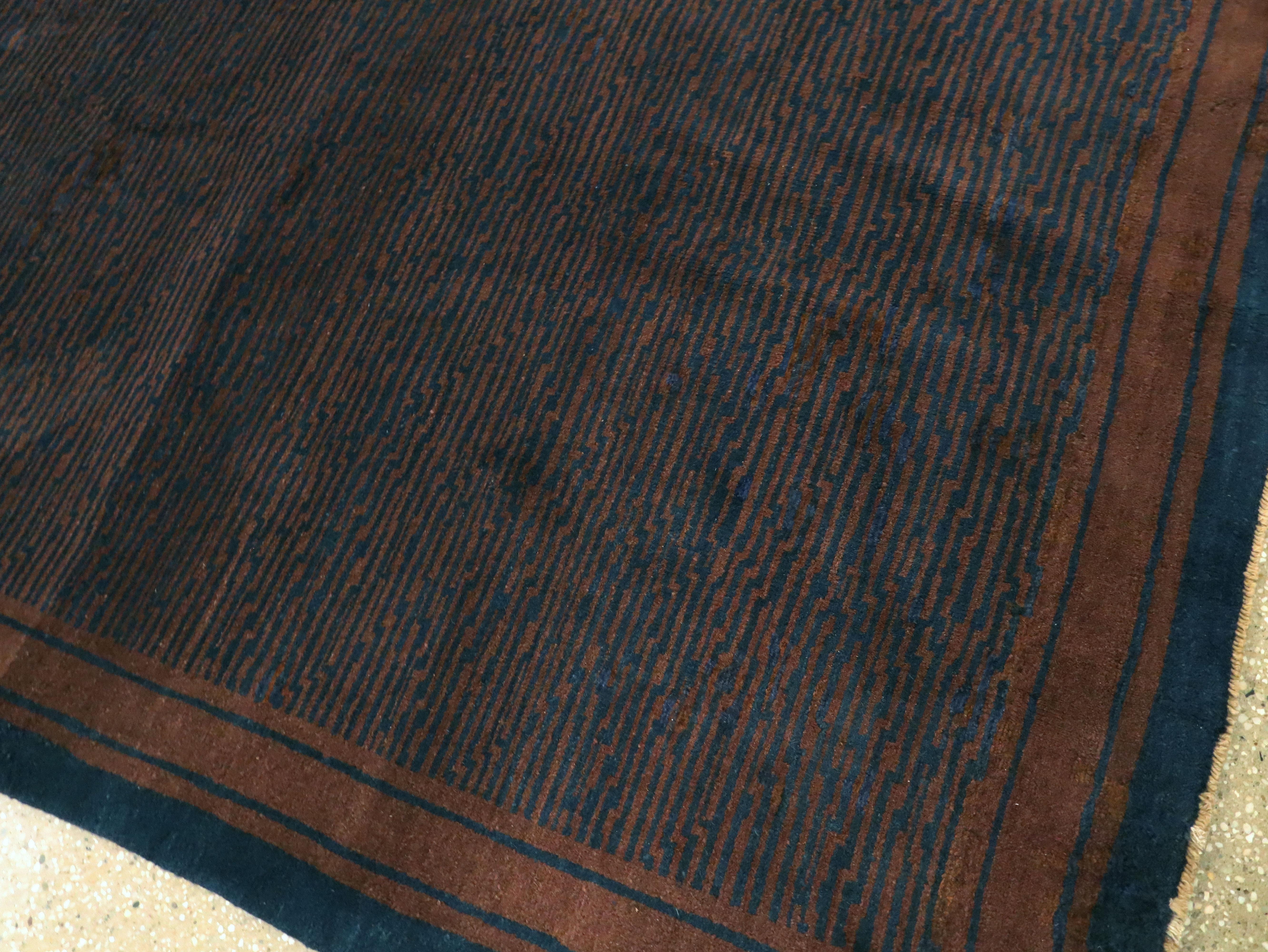 Vintage Indian Deco Carpet 1