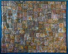 Vintage Indian Decorative Embroidered Patchwork Tapestry