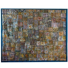 Vintage Indian Decorative Embroidered Patchwork Tapestry