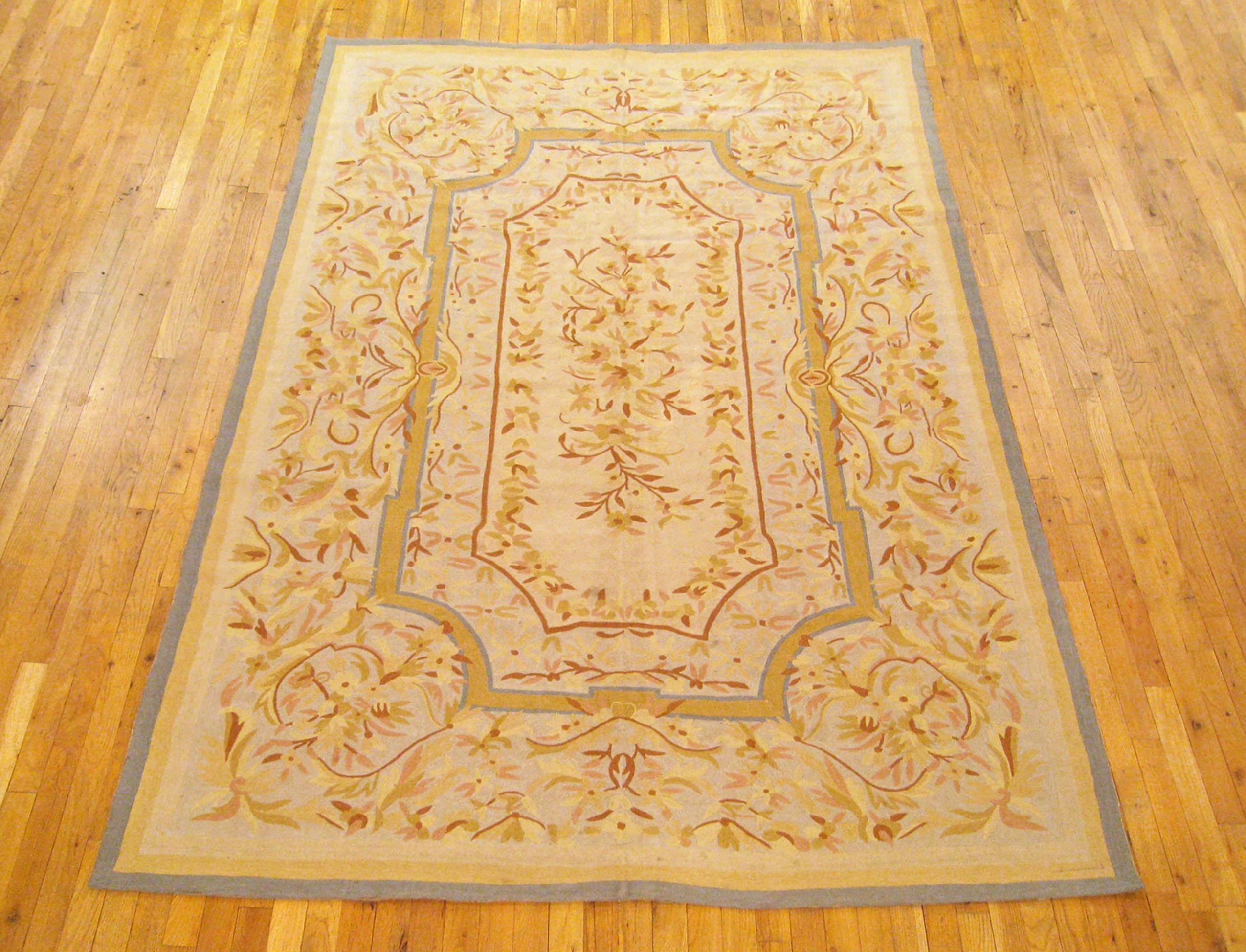 Vintage Indian Chain Stitch Oriental rug, size 9'0