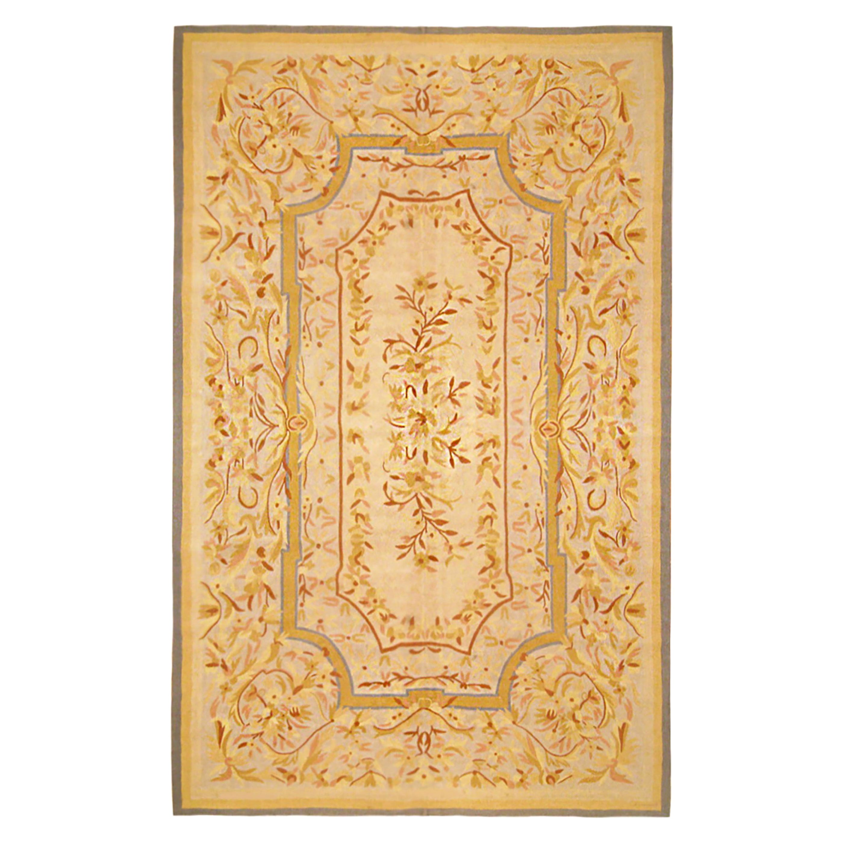 Alfombra oriental decorativa india vintage de punto de cadeneta en tamaño de habitación