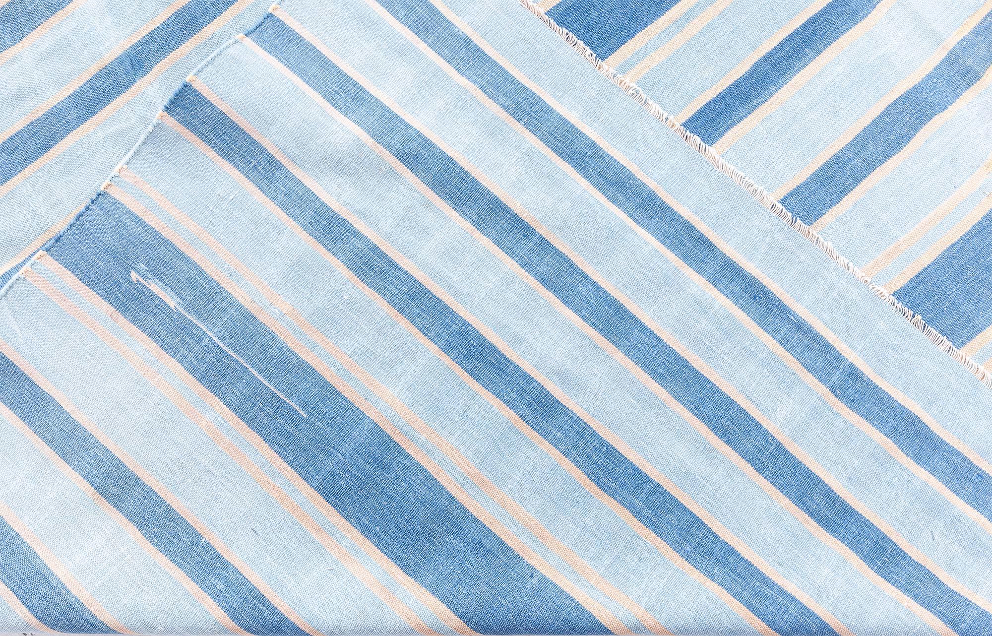 Vintage Indian Dhurrie Rug Doris Leslie Blau For Sale 4