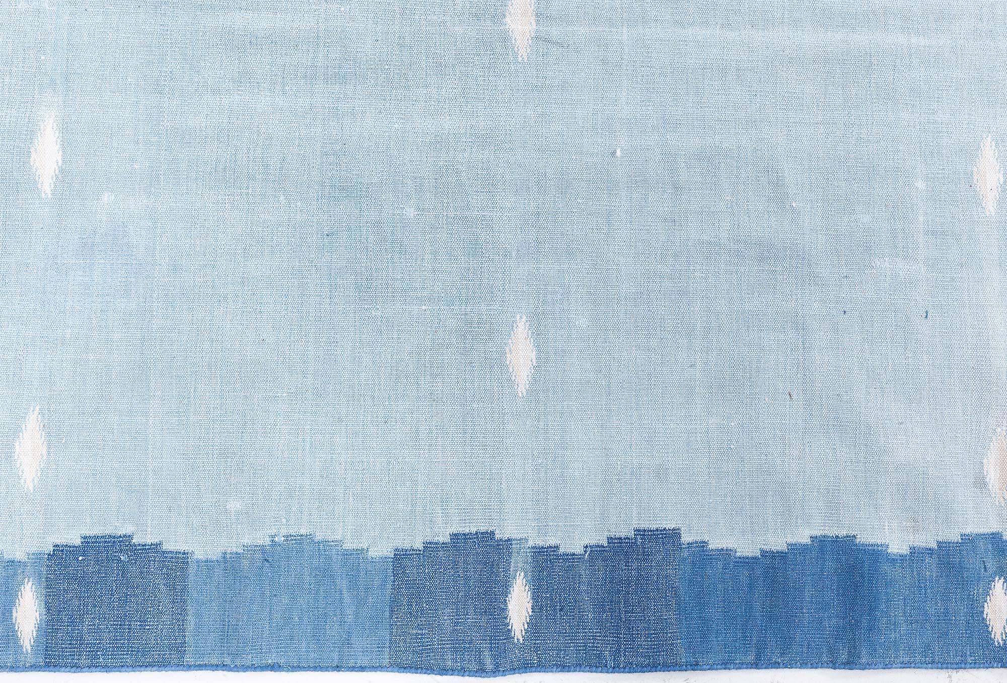Mid-Century Modern Tapis Dhurrie indien vintage Doris Leslie Blau en vente
