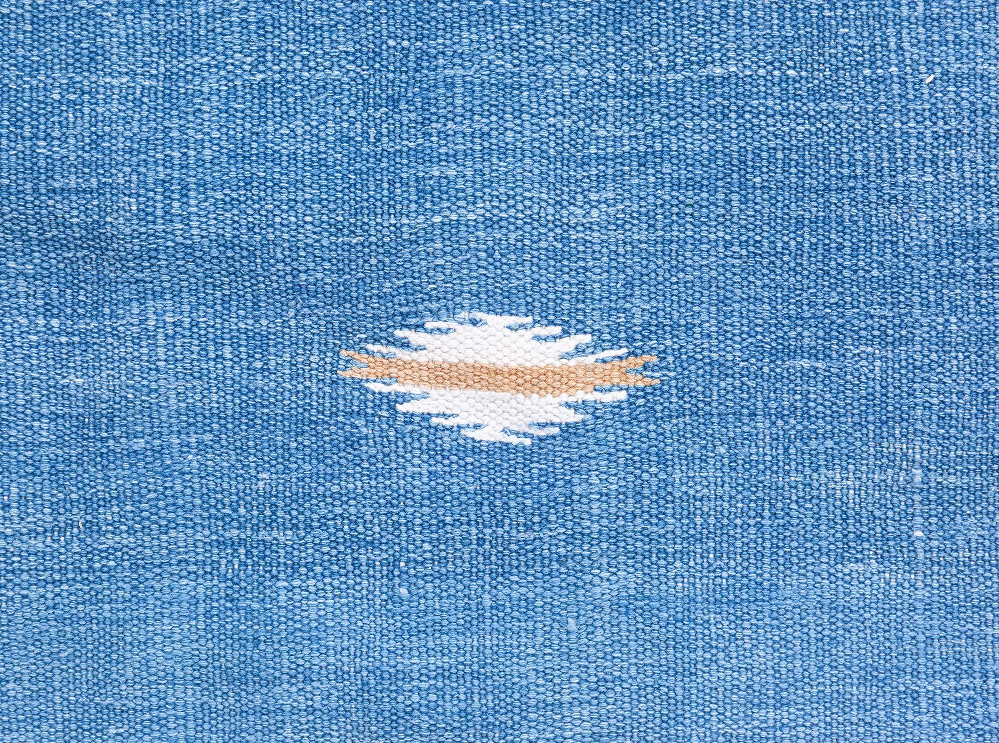 Hand-Woven Vintage Indian Dhurrie Rug Doris Leslie Blau For Sale