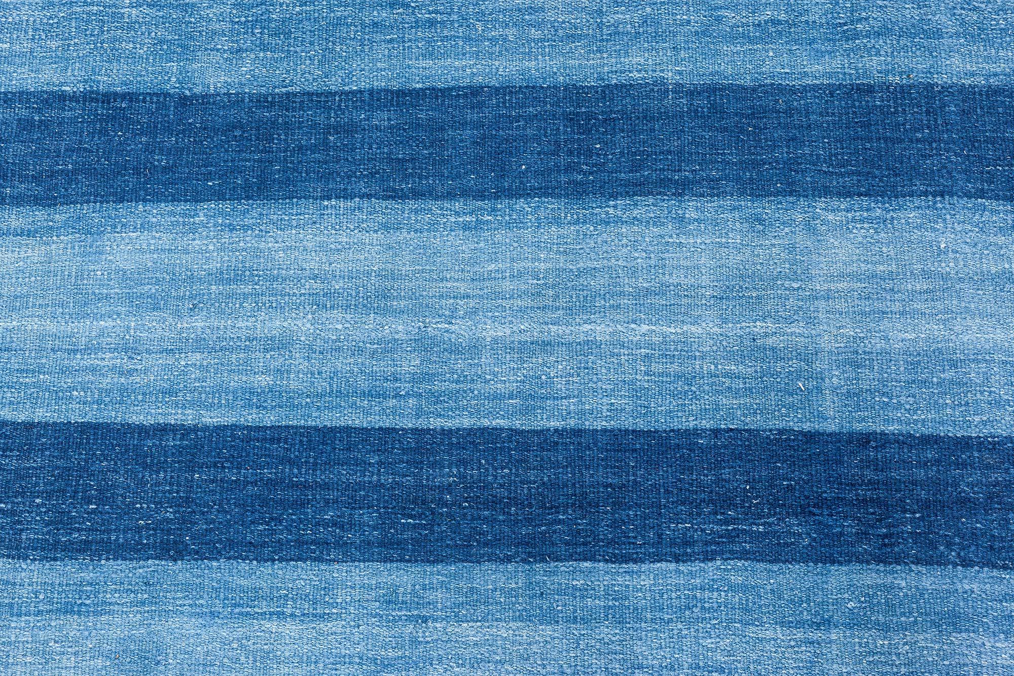 Hand-Woven Vintage Indian Dhurrie Rug Doris Leslie Blau For Sale