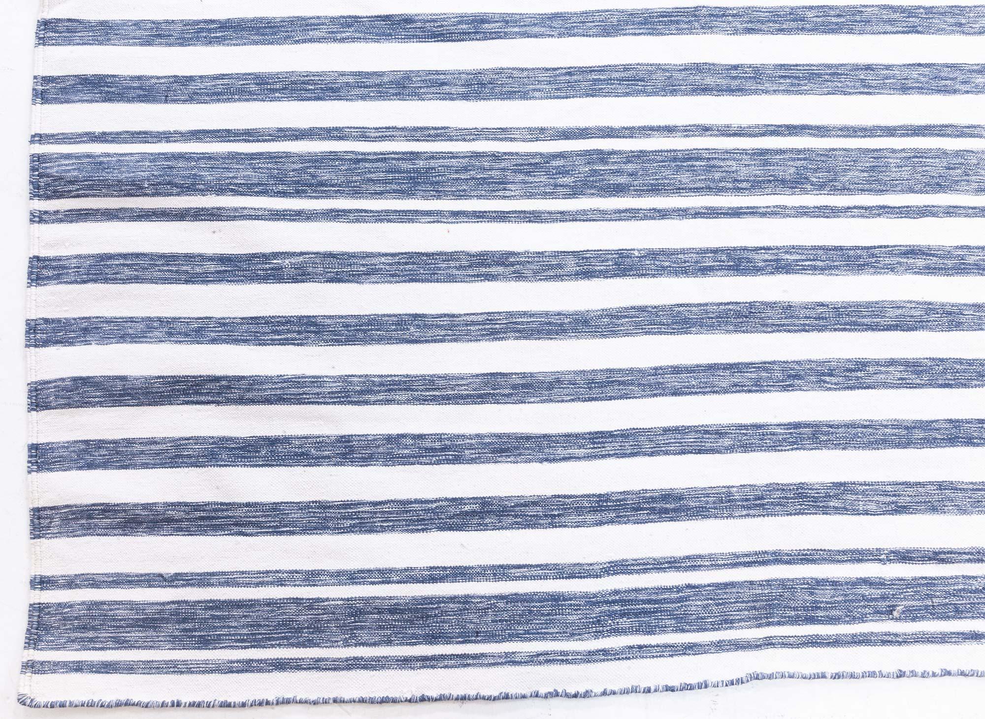 Tessuto a mano Tappeto indiano dhurrie vintage Doris Leslie Blau in vendita