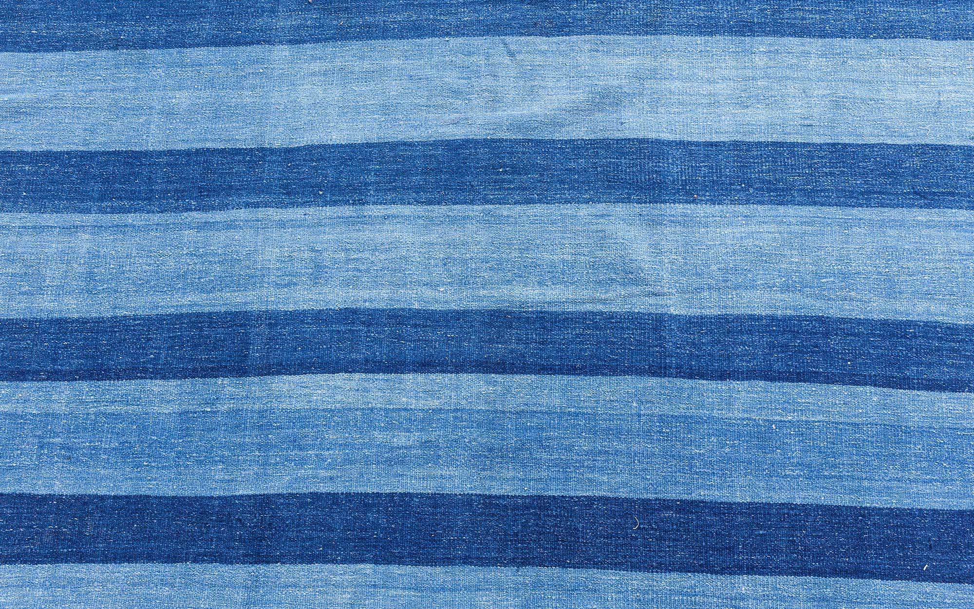 Tessuto a mano Tappeto indiano dhurrie vintage Doris Leslie Blau in vendita
