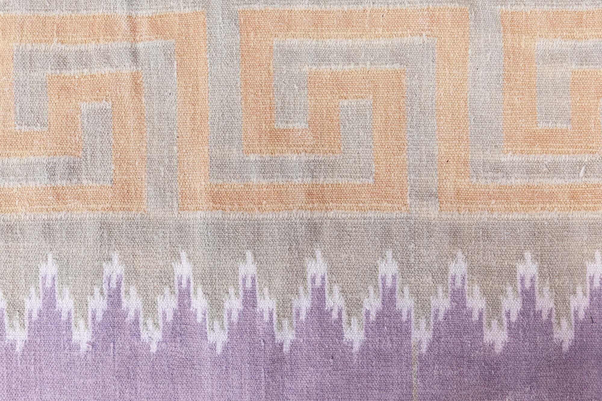 Indiano Tappeto indiano dhurrie vintage Doris Leslie Blau in vendita