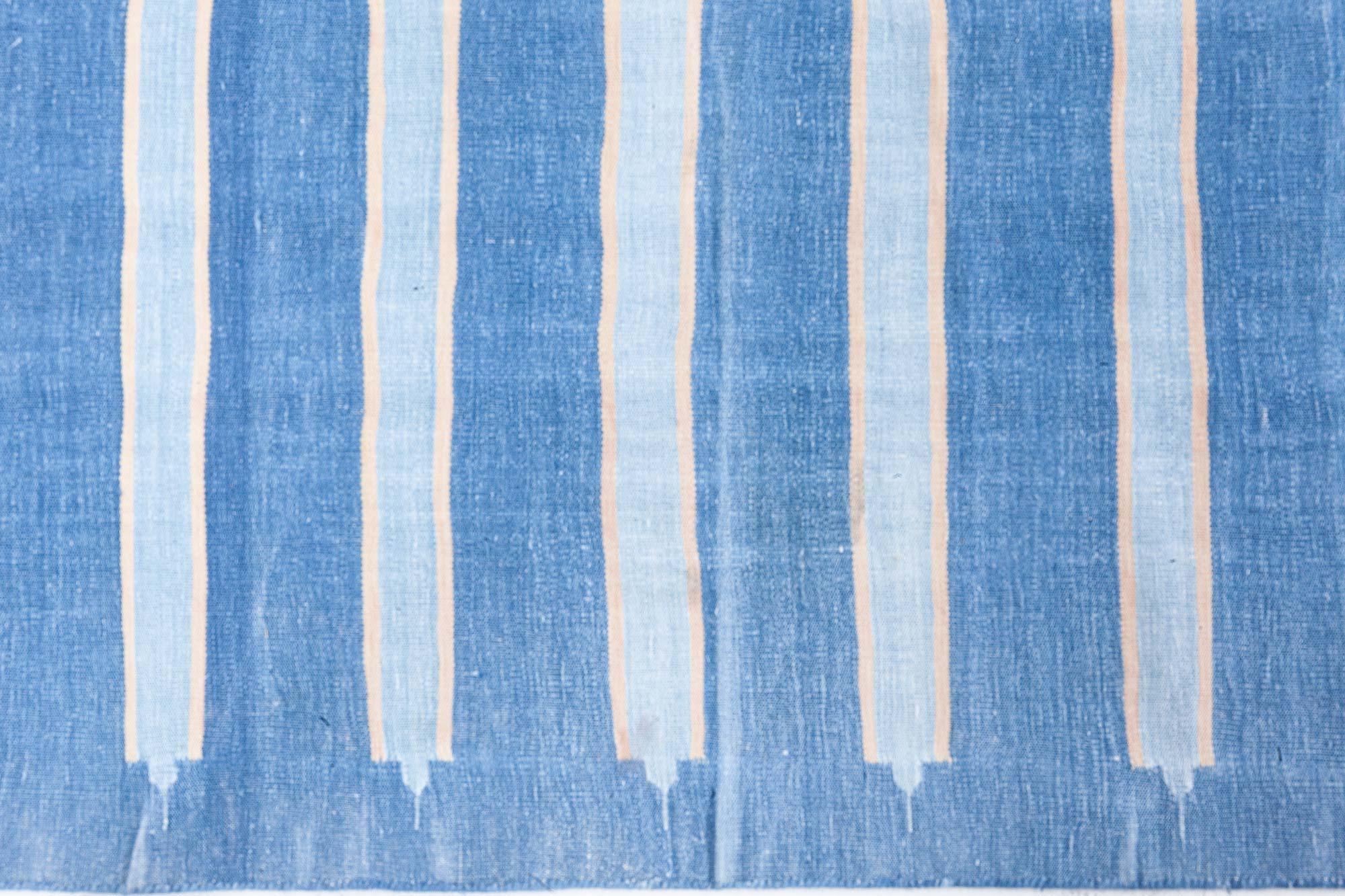 Indien Tapis Dhurrie indien vintage Doris Leslie Blau en vente