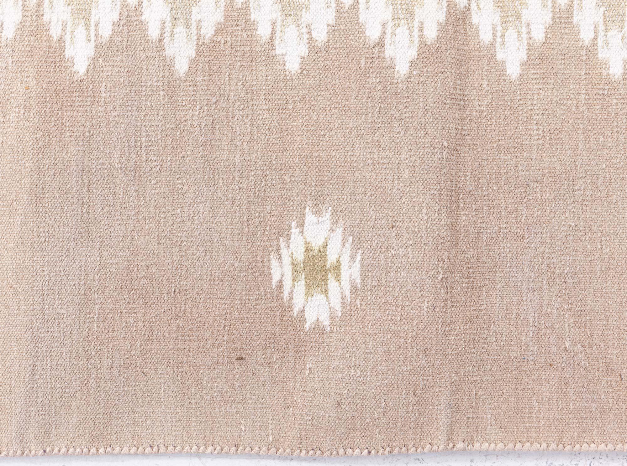 XX secolo Tappeto indiano dhurrie vintage Doris Leslie Blau in vendita