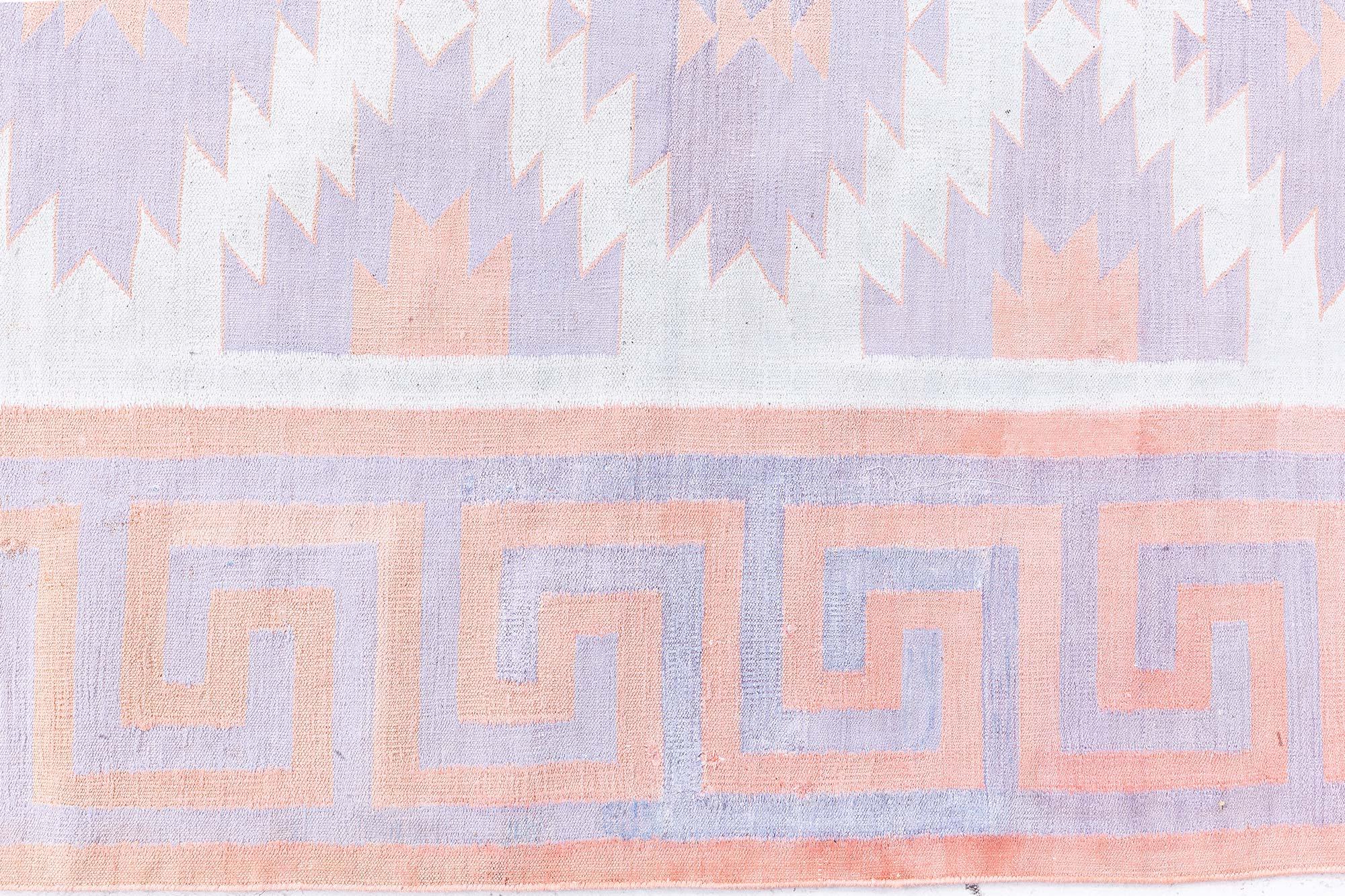 Tappeto indiano dhurrie vintage Doris Leslie Blau In condizioni buone in vendita a New York, NY