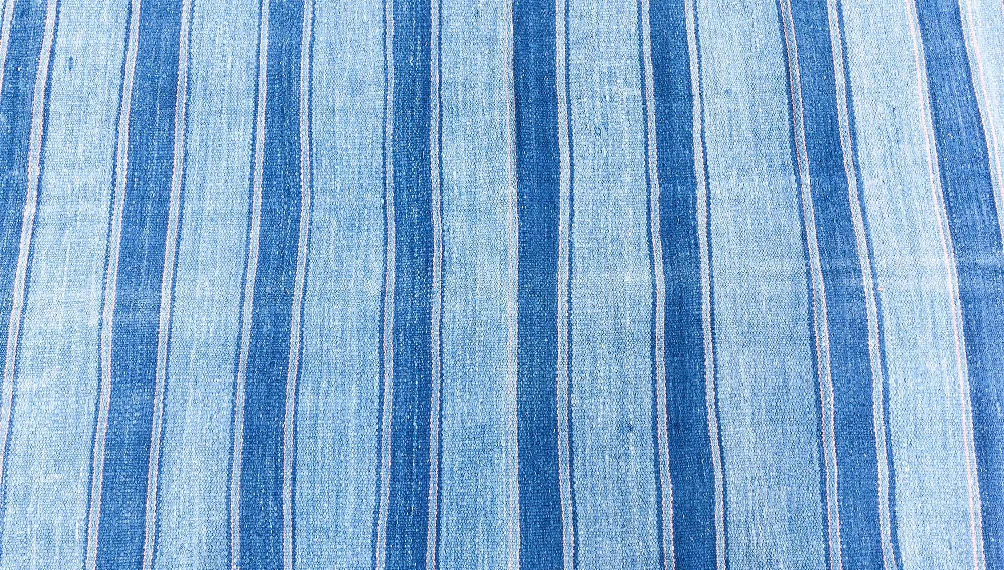 Tapis Dhurrie indien vintage Doris Leslie Blau Bon état - En vente à New York, NY