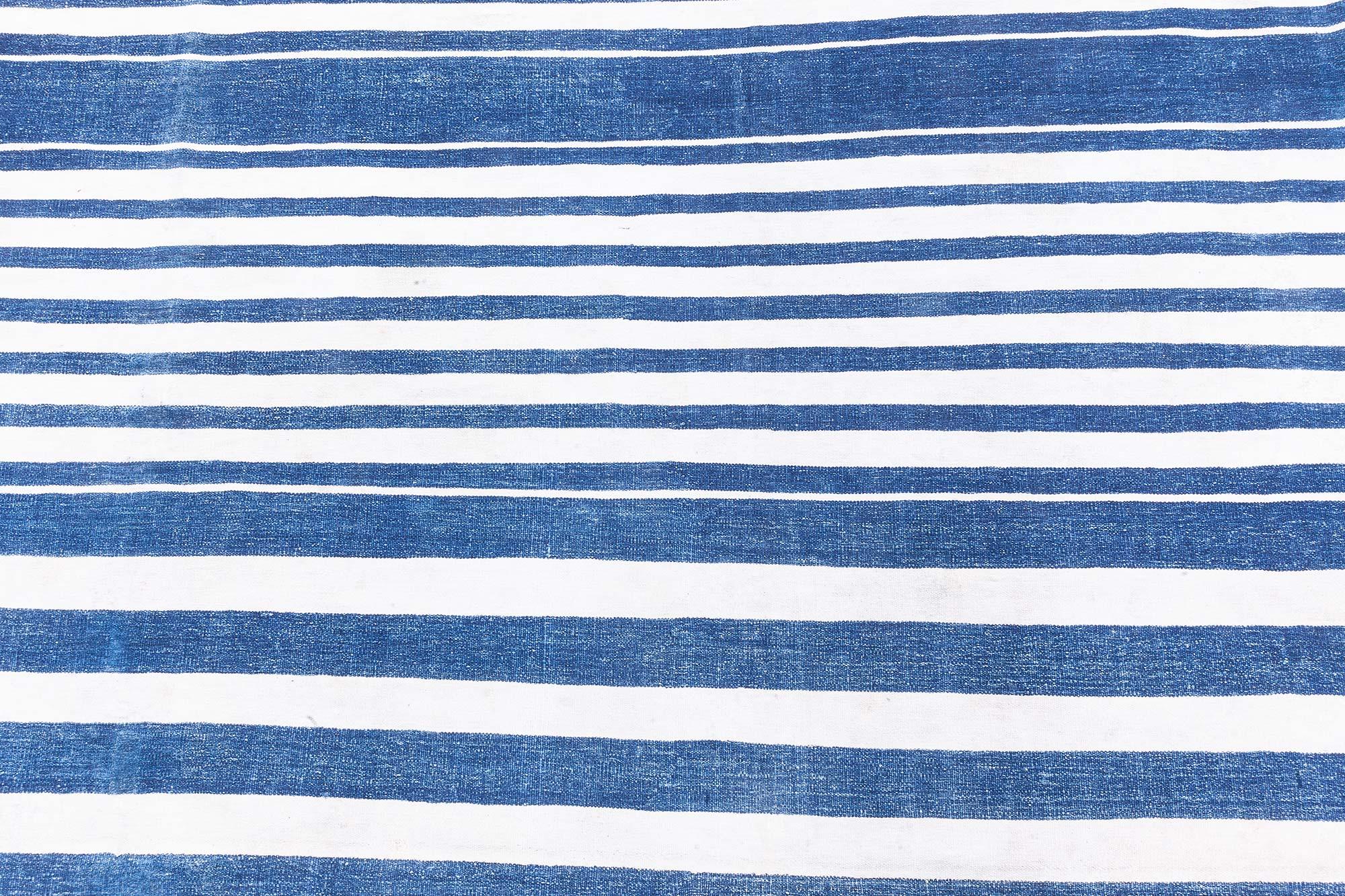 Indischer Dhurrie-Teppich Doris Leslie Blau, Vintage im Zustand „Gut“ im Angebot in New York, NY