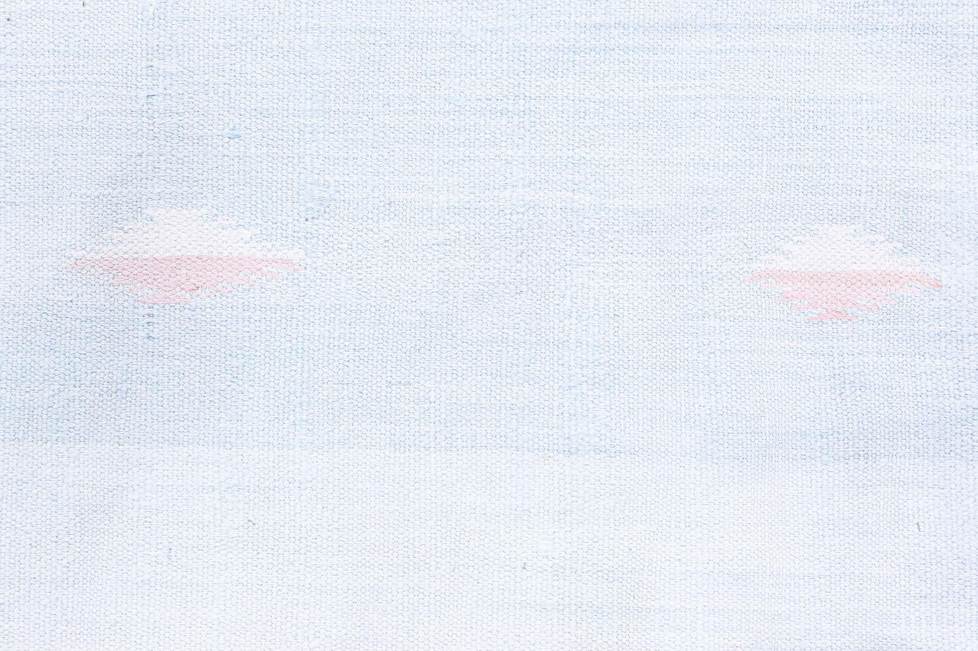 Indischer Dhurrie-Teppich Doris Leslie Blau, Vintage (20. Jahrhundert) im Angebot