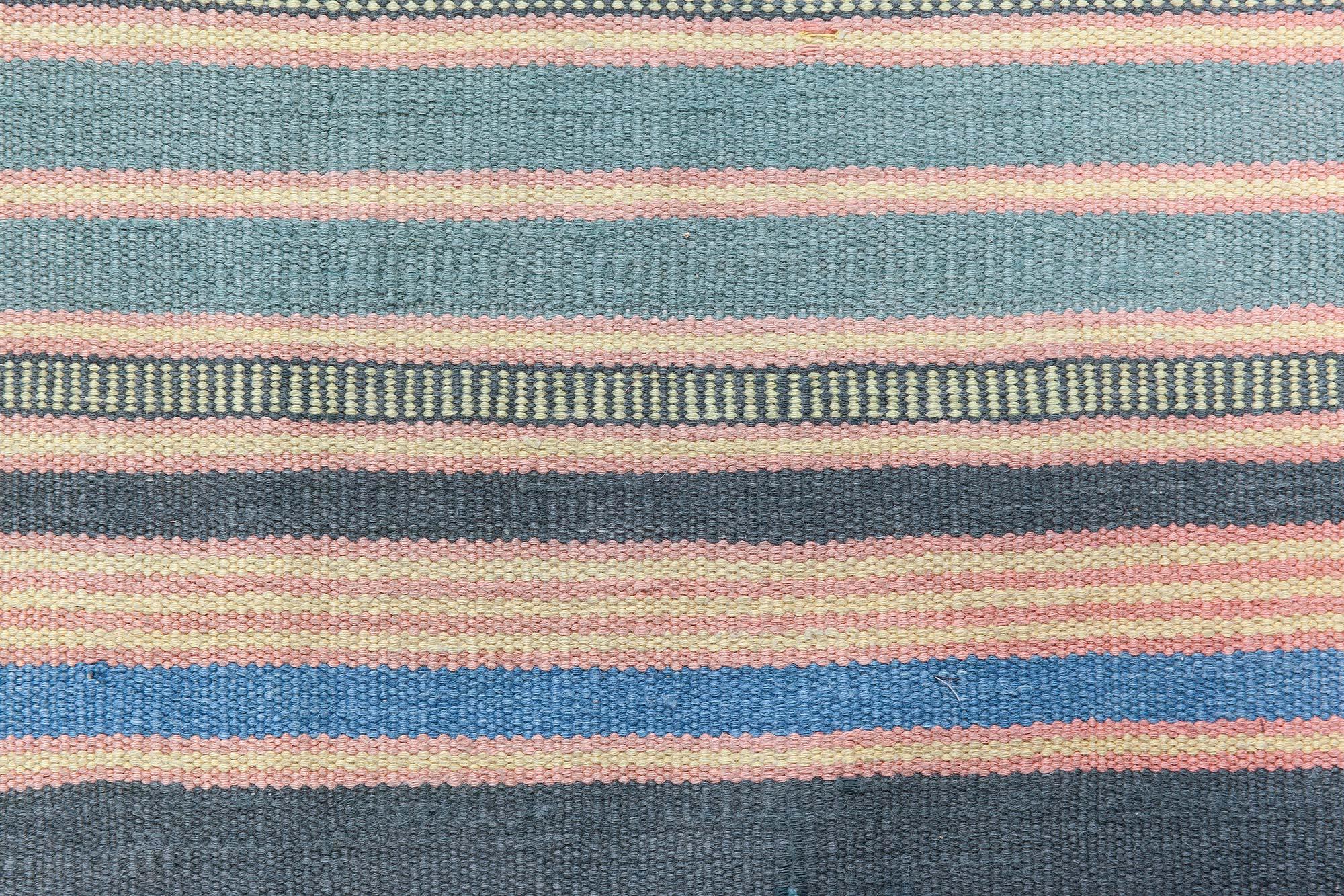 20th Century Vintage Indian Dhurrie Rug Doris Leslie Blau For Sale