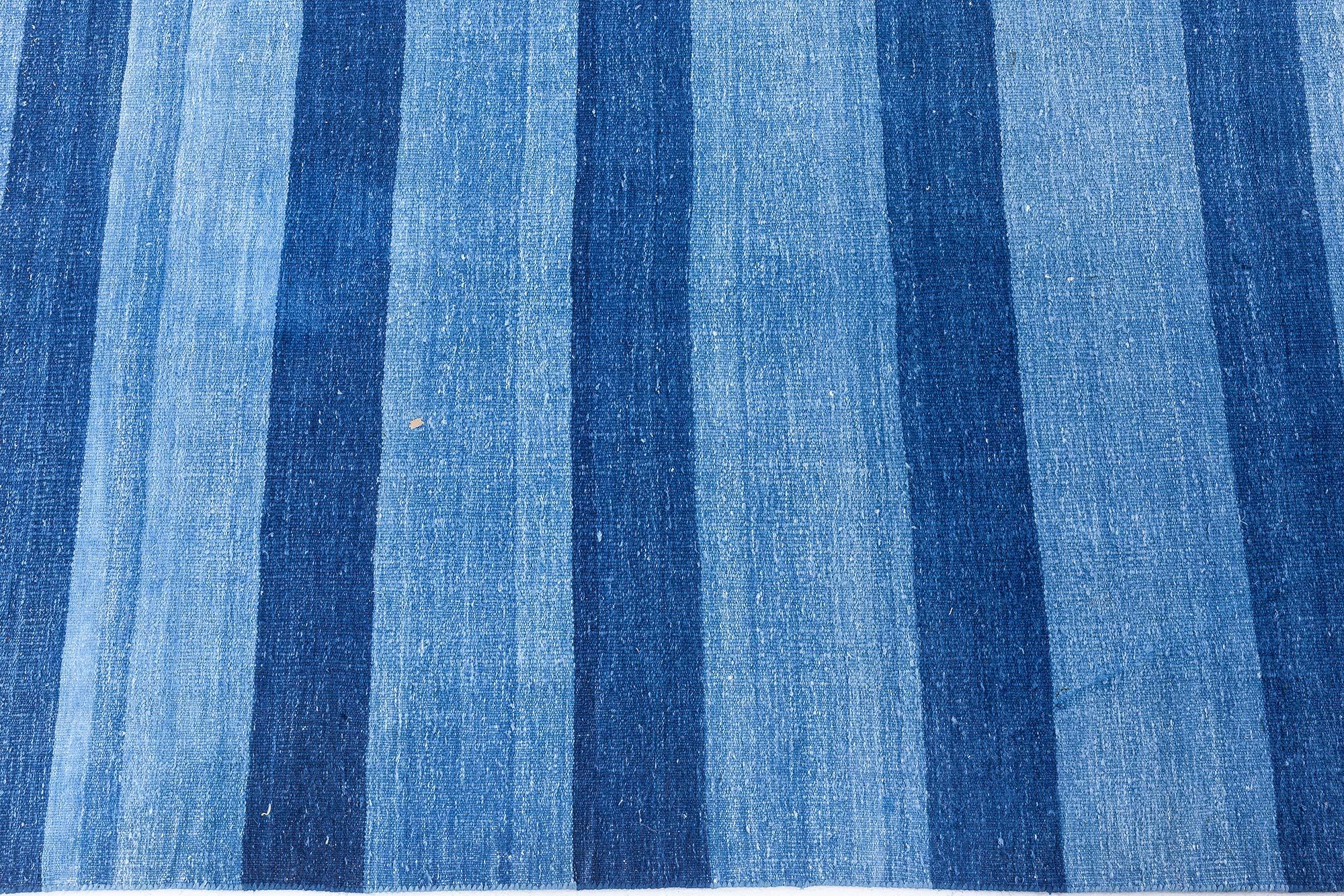 Cotton Vintage Indian Dhurrie Rug Doris Leslie Blau For Sale