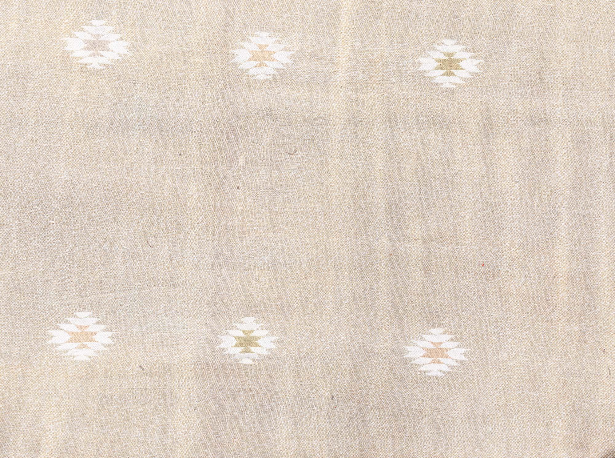 Tappeto indiano dhurrie vintage Doris Leslie Blau in vendita 1