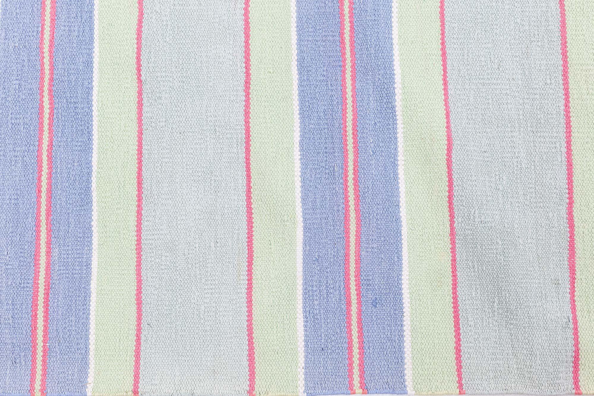 XX secolo Tappeto indiano dhurrie vintage Doris Leslie Blau in vendita