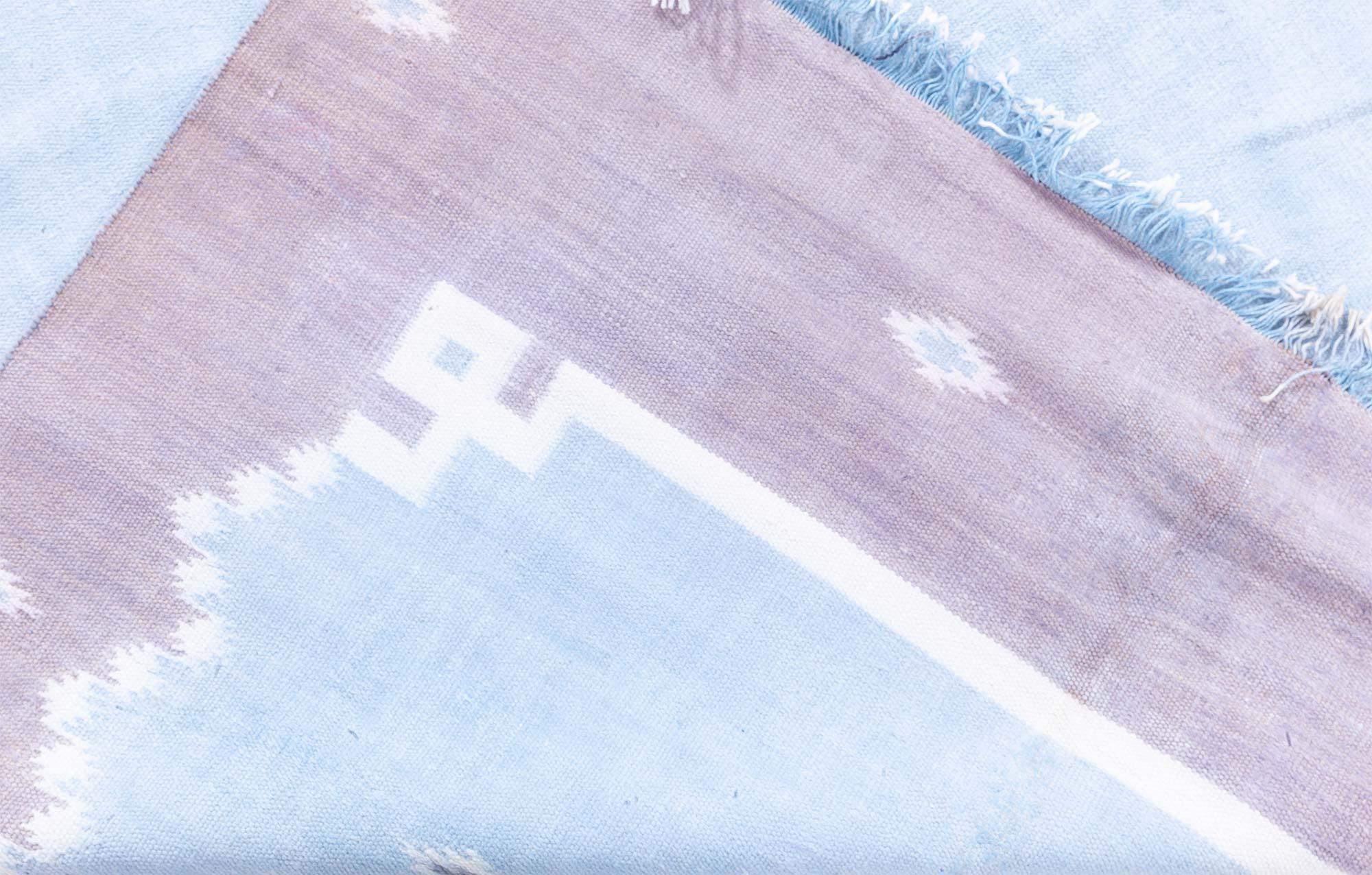Vintage Indian Dhurrie Rug Doris Leslie Blau For Sale 1