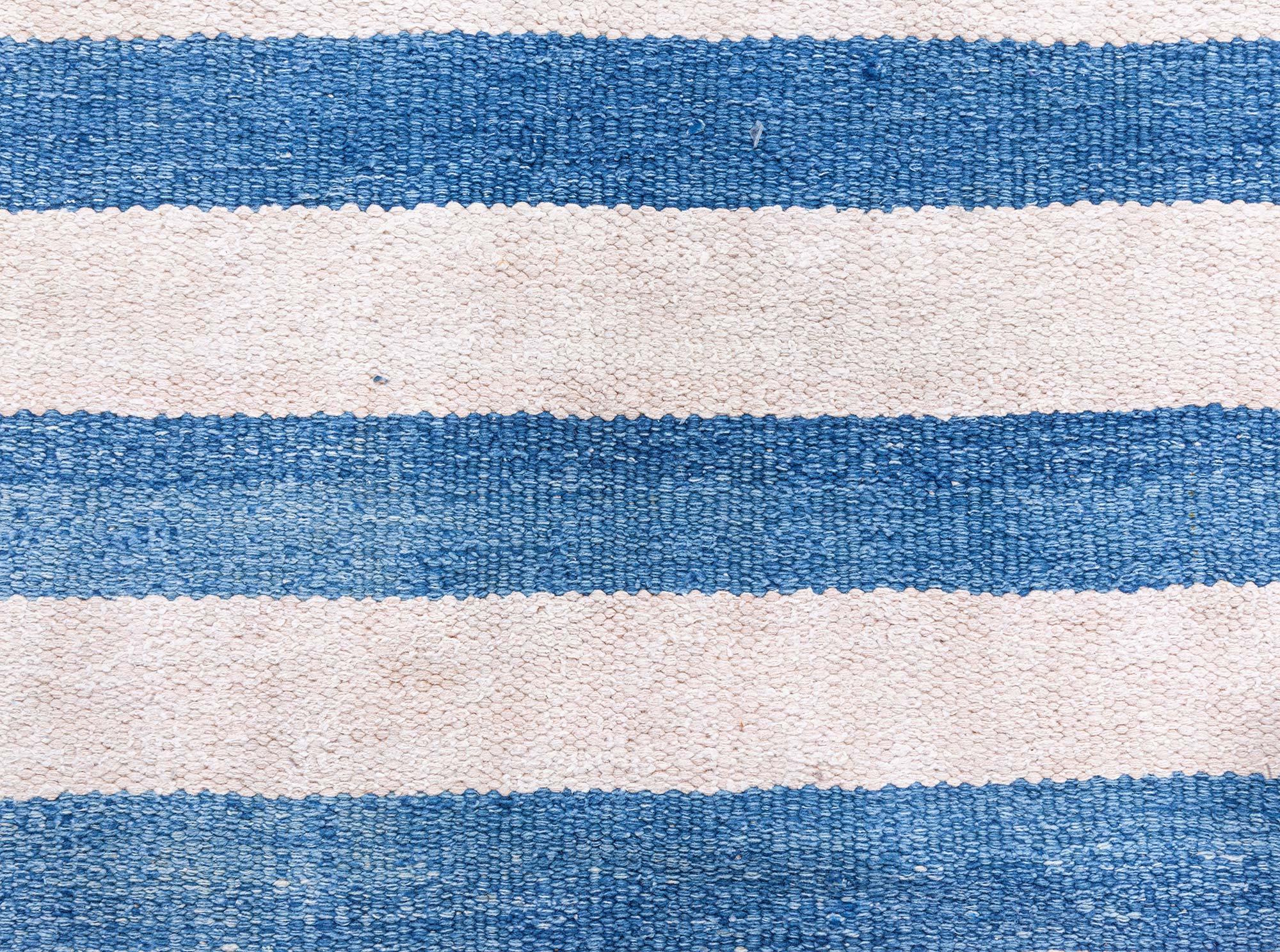 Vintage Indian Dhurrie Rug Doris Leslie Blau For Sale 1