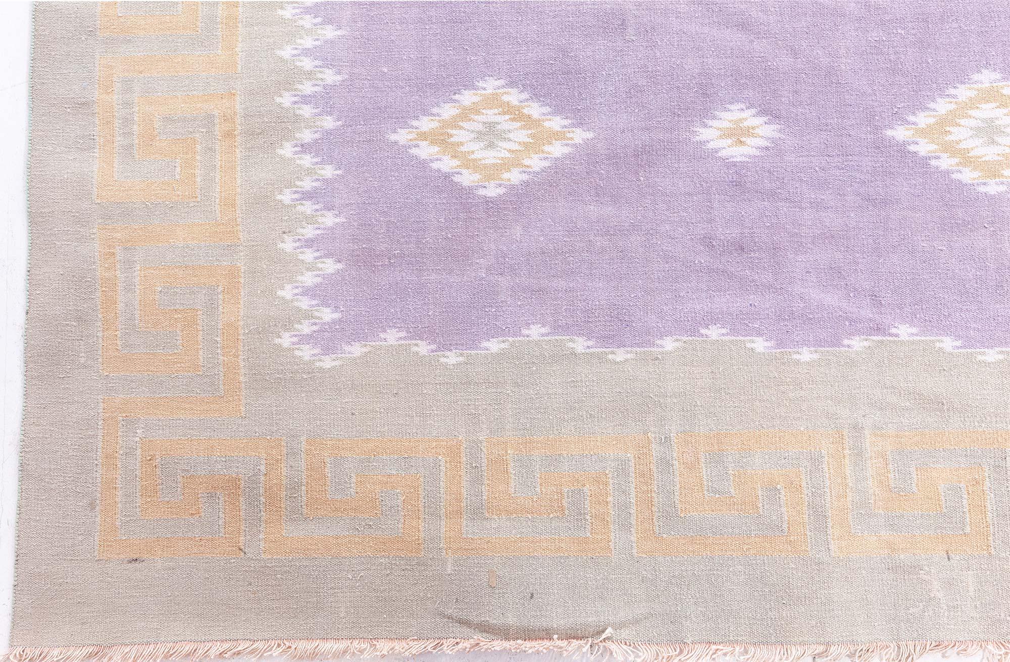 Tappeto indiano dhurrie vintage Doris Leslie Blau in vendita 1
